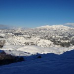 魚沼市　須原スキー場からの眺め