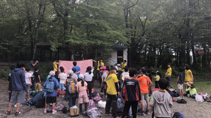 8月21日発 川遊びキャンプ2泊3日白州 3日目