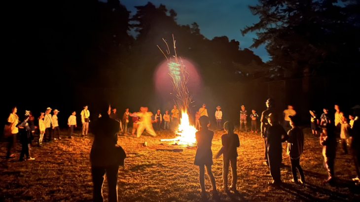 8月7日発川遊びキャンプ2泊3日白州2日目