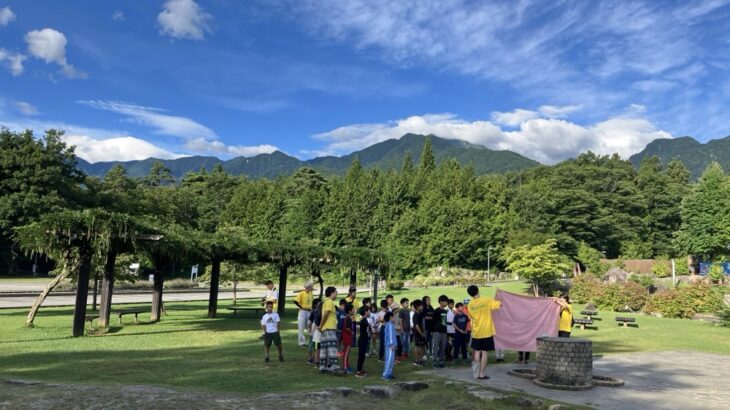 7月29日出発川遊びキャンプ入門コース2泊3日　２日目