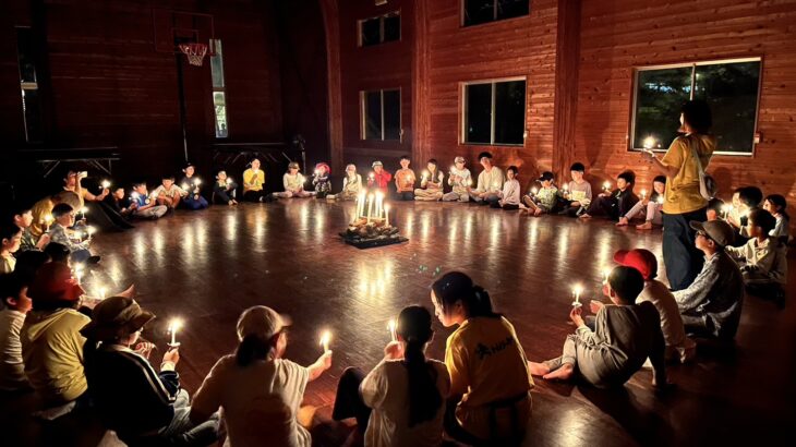 ８月２１日発川遊びキャンプ２泊３日白州２日目