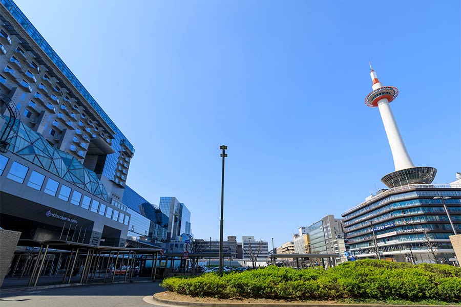 京都駅前風景