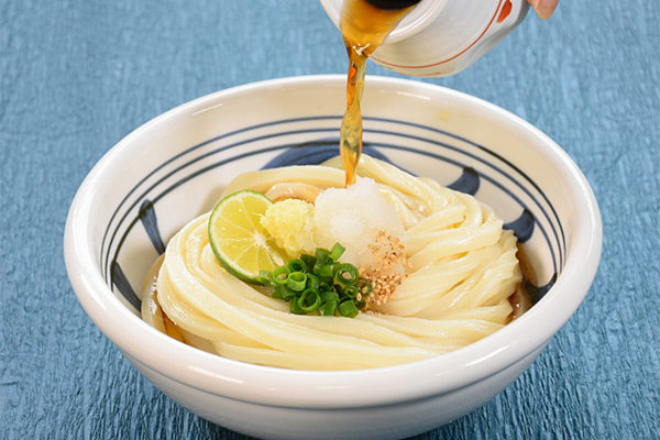 冷ぶっかけうどん