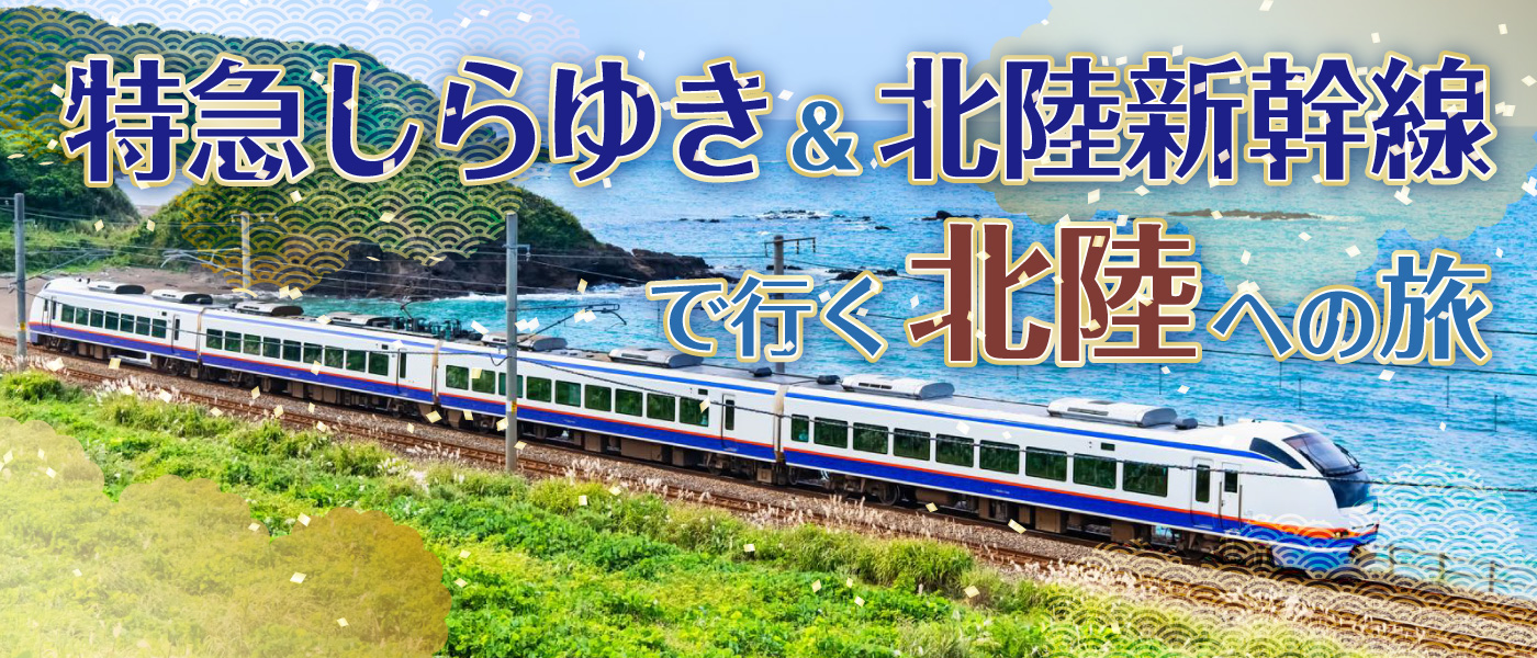 特急しらゆきで行く北陸への旅