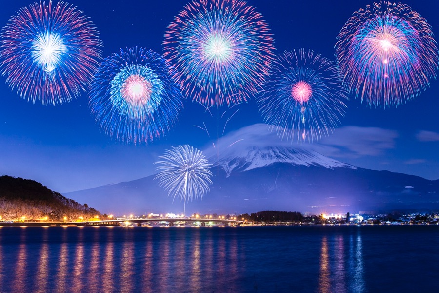 河口湖湖上祭
