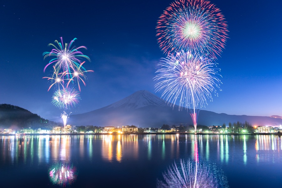 河口湖湖上祭