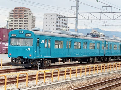 103系（青22号）に会える！！
