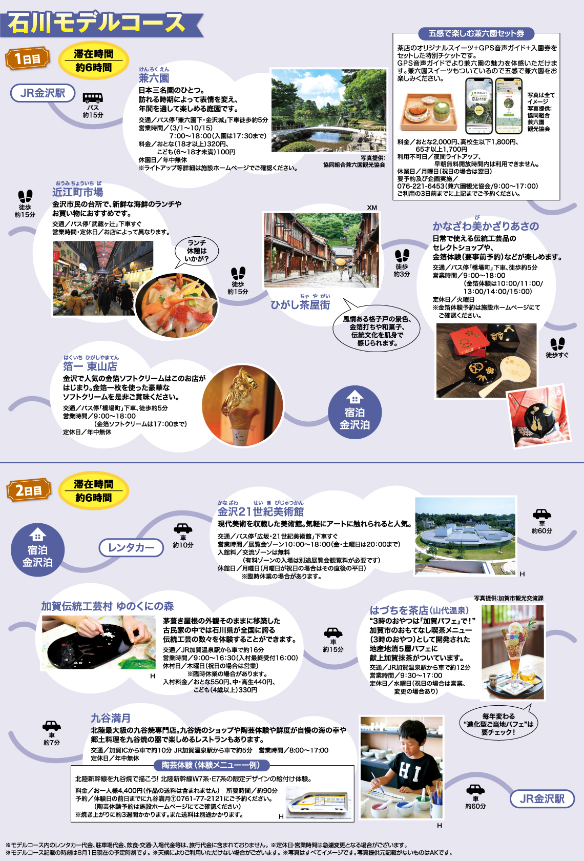 石川モデルコース