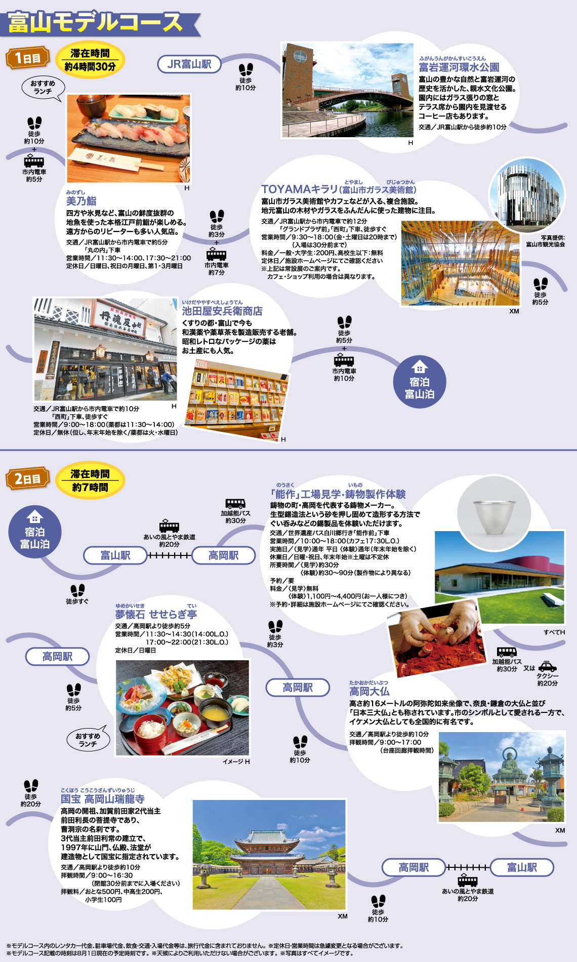富山モデルコース