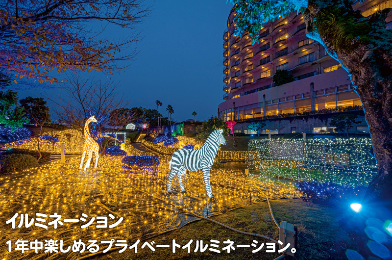 イルミネーション １年中楽しめるプライベートイルミネーション