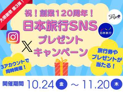 日本旅行SNSキャンペーン