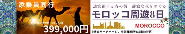 添乗員付きモロッコ