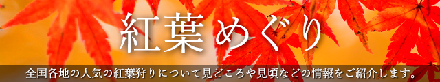 紅葉めぐり旅行特集