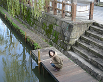 佐原の小野川沿い