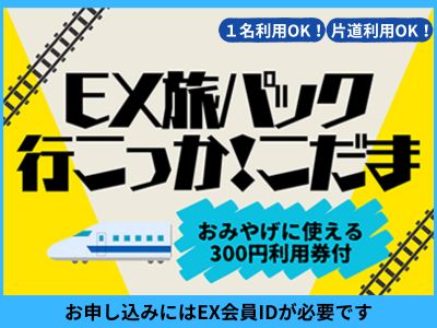 片道・日帰りプラン(EX旅パック)