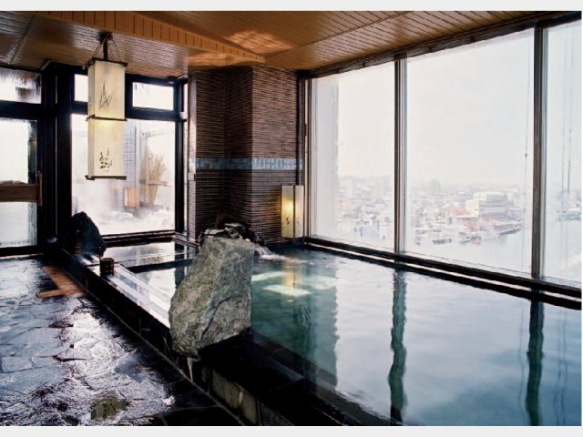 天然温泉　幣舞の湯　ドーミーインＰＲＥＭＩＵＭ釧路 男子大浴場（内湯）