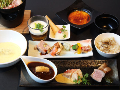 【夕食一例】癒しの森の温泉くつろぎプラン＜スタンダード・1泊2食付＞
