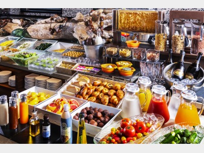 朝食ビュッフェ