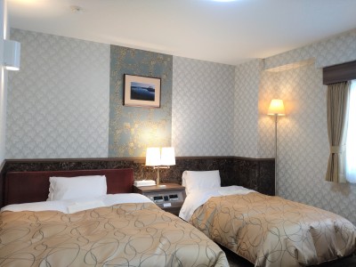 ◆ツイン／21～23㎡・シングルベッド2台設置。セミダブルとシングルの組合せも。（選択不可）