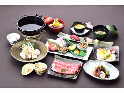 富良野和牛（A5）のすきやき御膳