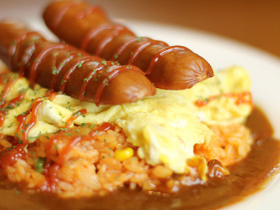 【レストランメニューの一例】樹林風オムライス