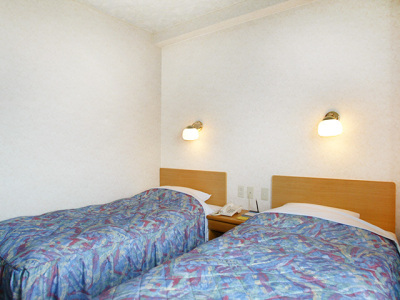 ★ツインルーム★９７ｃｍ幅ベッドが２台、観光旅行に最適♪