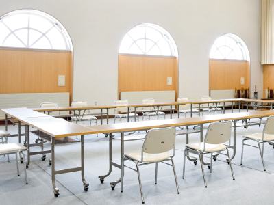 【多目的ホール】スペースがありますので軽スポーツやパーティーも対応可能