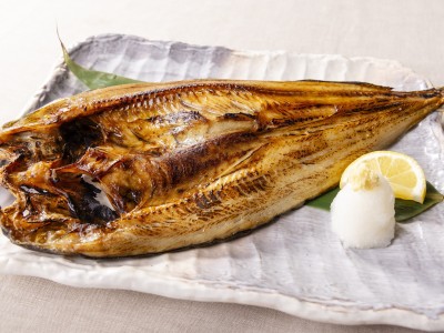【夕食】超特大礼文産　真ほっけ開き