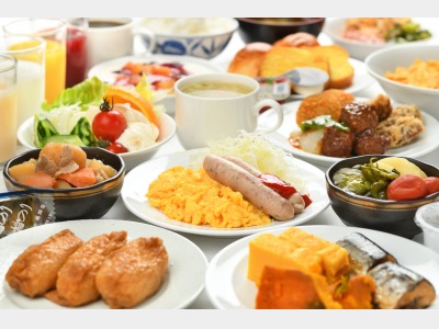 朝食バイキング　一例