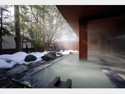 大浴場冬の露天風呂