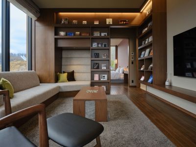 【湖側】温泉露天風呂付デザイナーズDXツイン｜東館　※一例