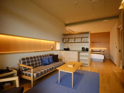 【湖側】温泉露天風呂付デザイナーズツイン｜東館　※一例