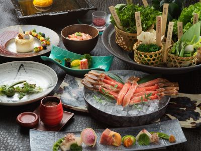 しゃぶしゃぶレストラン「森の巣穴」／蟹コース　※イメージ