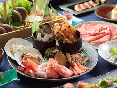 しゃぶしゃぶレストラン「森の巣穴」／和牛・鴨肉・海鮮コース　※イメージ