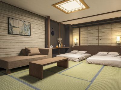 リニューアル　和室ベッドルーム