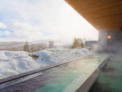 【ルスツ温泉・・ことぶきの湯】露天風呂