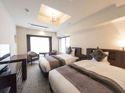 【住宅地側】当館のスタンダード客室でございます。