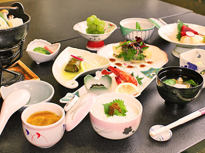 ひとり旅料理一例