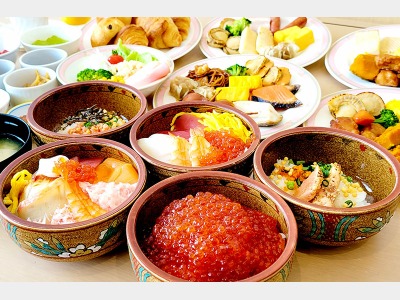 朝食バイキング