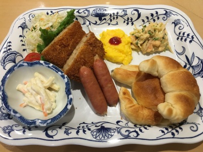 朝食　洋食プレート