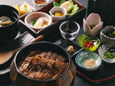 【松前／朝食御膳】身のしまった旨味のある高品質なうなぎを使用した「うなぎひつまぶし御膳」