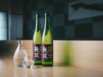 【松前／朝食御膳】北海道産地酒「国士無双」をご用意。