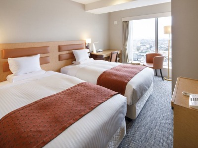 スタンダードツイン(20平米) 110cm幅のベッド×2台