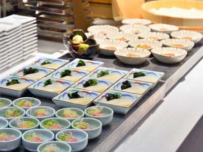 朝食ブッフェ　～刺身各種～