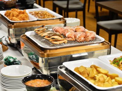 朝食ビュッフェ