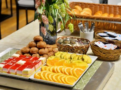 朝食ビュッフェ