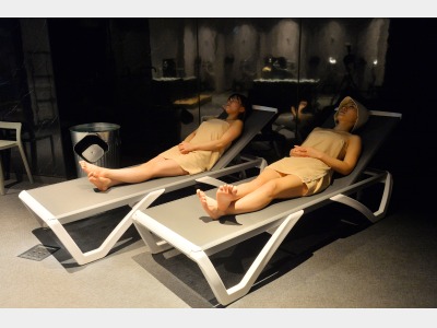 フィンランド式サウナ10分に1回オートロウリュ