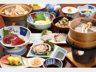 松前産の海の幸と郷土料理