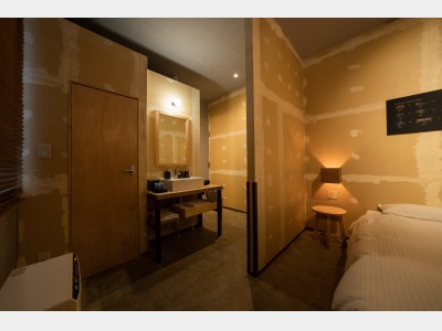 【全室禁煙】ぶどう畑のキャビン小屋をイメージしたお部屋 コンパクトダブル (約16㎡～約21㎡)