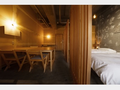 【全室禁煙】ぶどう畑のキャビン小屋をイメージしたお部屋 クアッドルーム (４ベッド) (約32㎡)